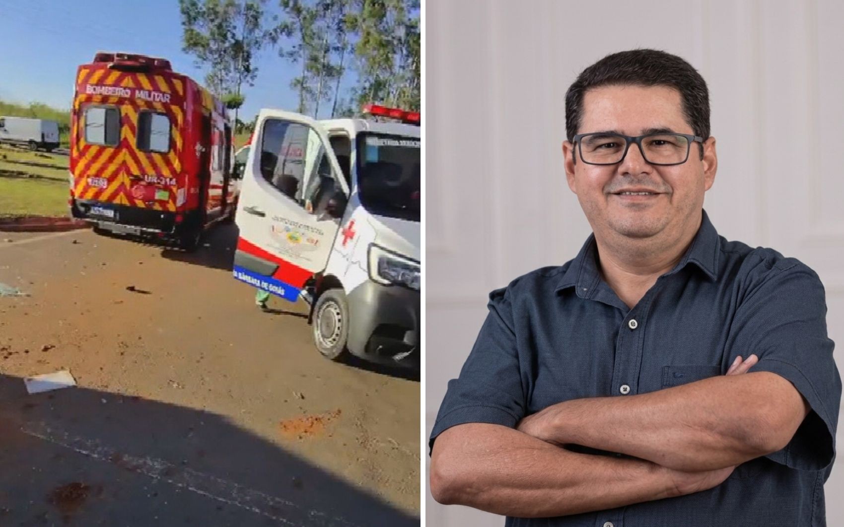 Ex-vereador morre em acidente com caminhonete na GO-060