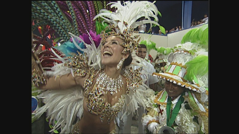 Paolla Oliveira como Aquarelas de Debret — Foto: Acervo/TV Globo
