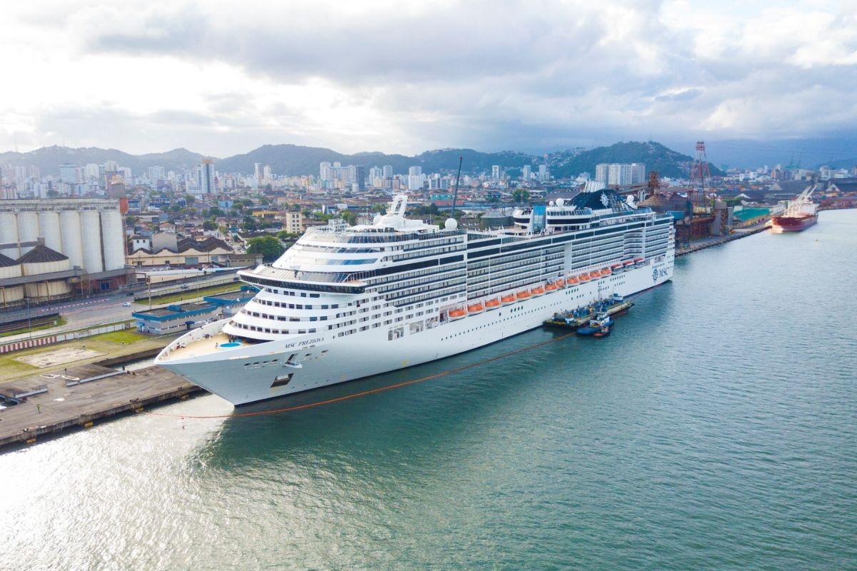 Porto de Santos renova descontos nas tarifas de navios sustentáveis e de cruzeiros