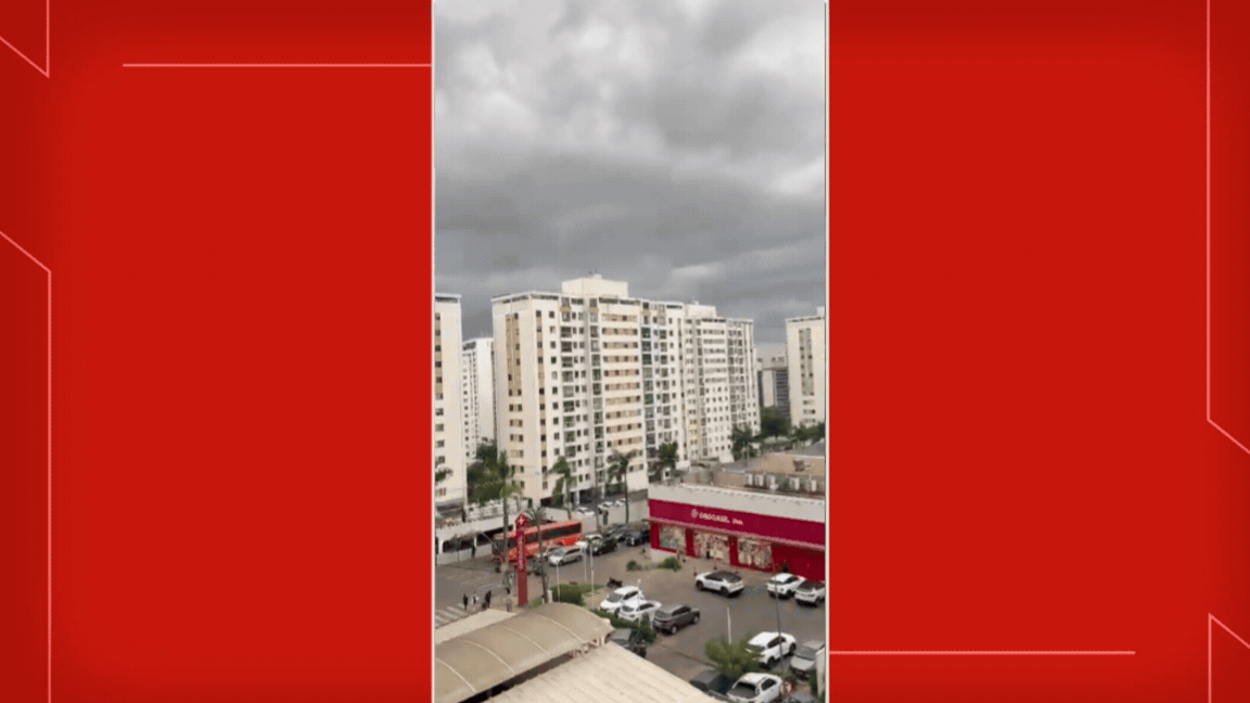 DF tem tempo nublado e chuva em algumas regiões; veja VÍDEOS