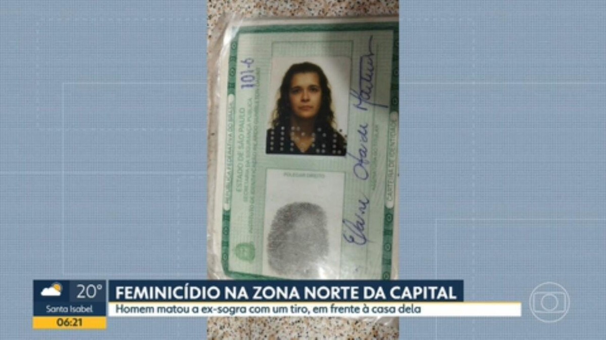 Homem é Suspeito De Matar Ex-sogra Com Tiro Na Cabeça Na Zona Norte De ...