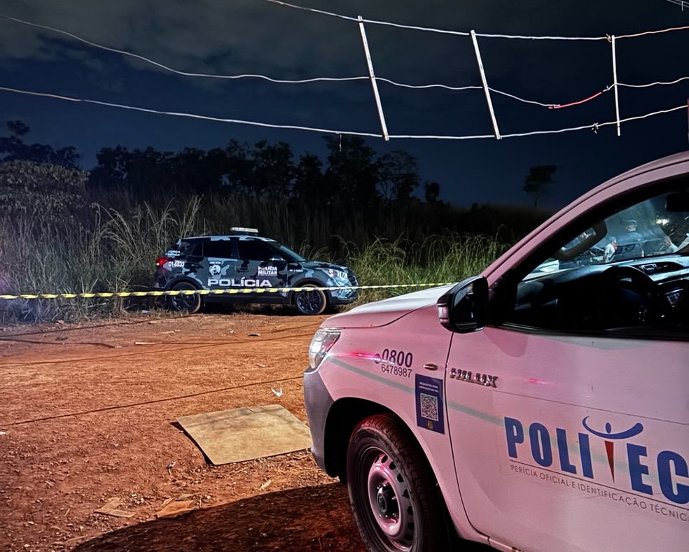 Local foi isolado pela Politec após a ocorrência — Foto: Reprodução