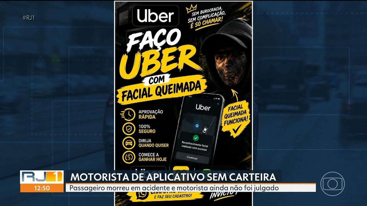 Criminosos vendem cadastros falsos para motoristas de aplicativo por até R$ 350