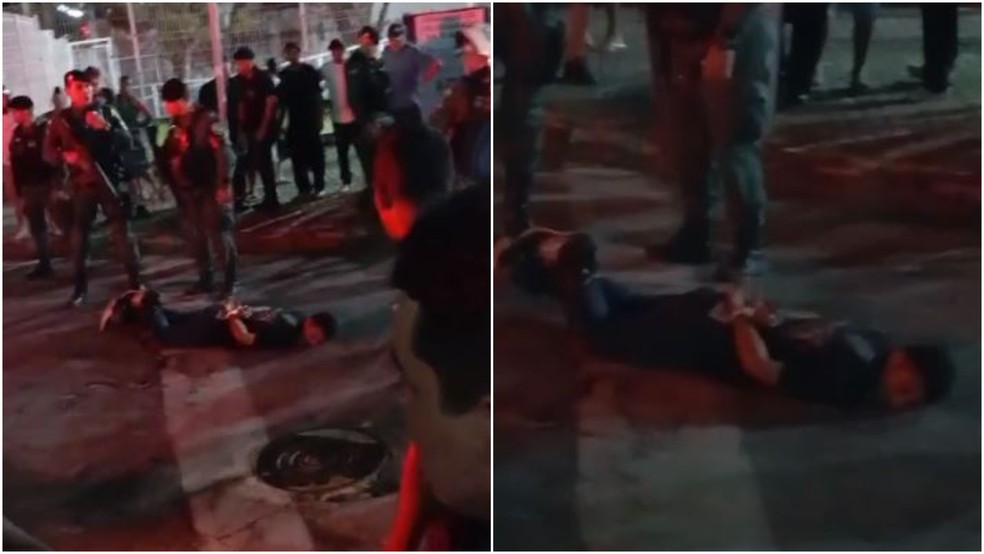 Homem de 33 anos é preso por esfaquear funcionária de supermercado em Fortaleza. — Foto: Reprodução