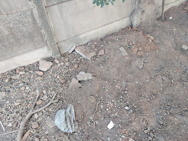 Local onde a vítima de 33 anos estava enterrada em Catiguá (SP) — Foto: TV TEM