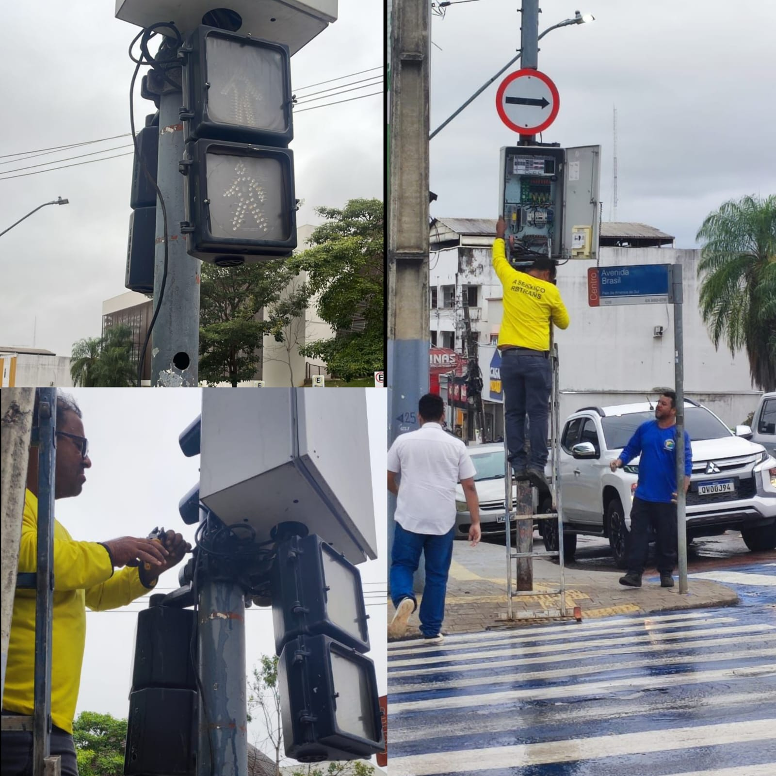Semáforos ficam sem funcionar após tentativa de furto de cabos de energia elétrica em Rio Branco