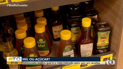 Nutricionista explica diferenças entre mel e açúcar e explica qual é mais indicado
