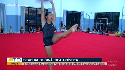 Campeonato Estadual de Ginástica Artística reúne mais de 50 atletas em Palmas