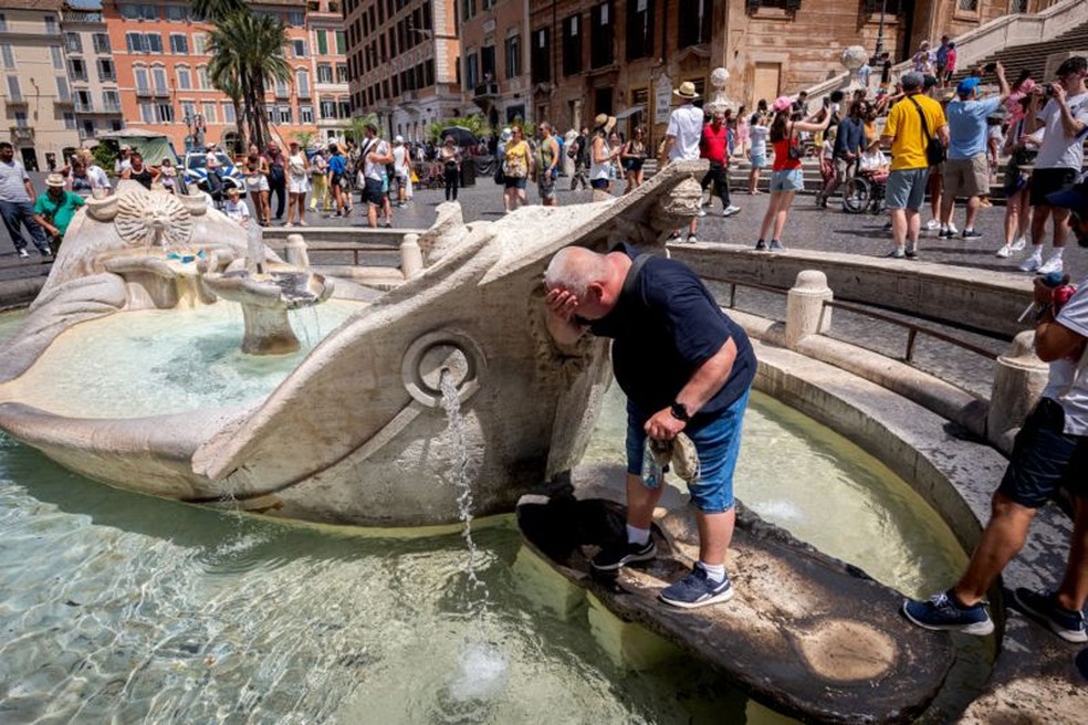 A temperatura mais alta registrada na Europa foi de 48,8 °C em 2021 — Foto: GETTY IMAGES