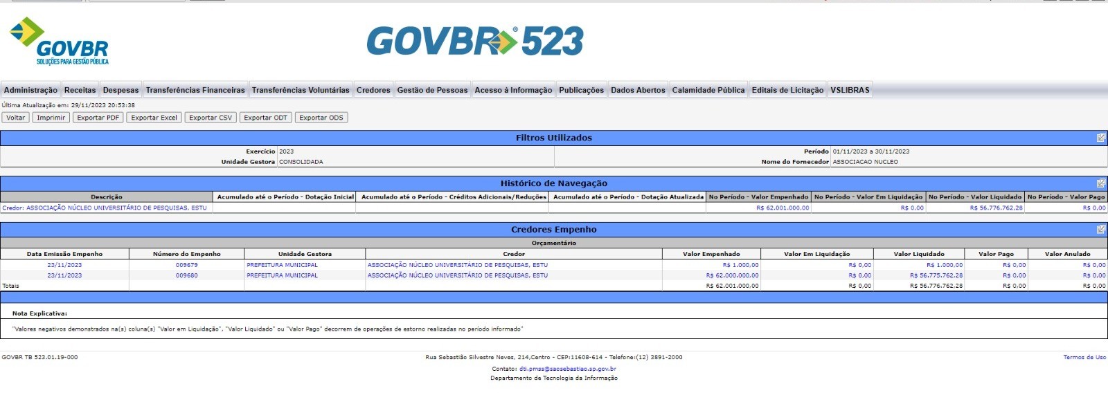 Ação popular pede devolução de R$ 56,7 milhões pagos pela Prefeitura de São Sebastião para associação de advogados