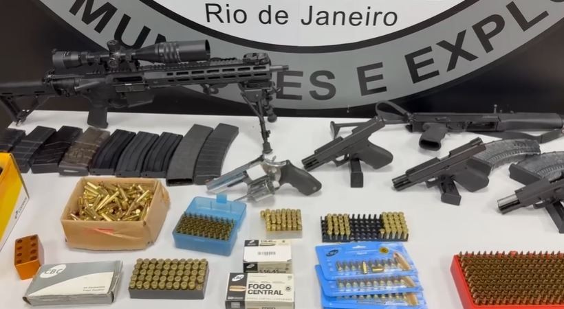 Polícia mira colecionador que revendia armas e munições para facções criminosas no RJ