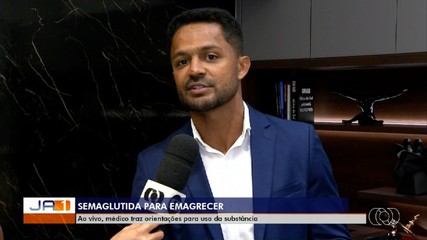 Médico dá orientações sobre uso da semaglutida, substância usada no tratamento da diabetes