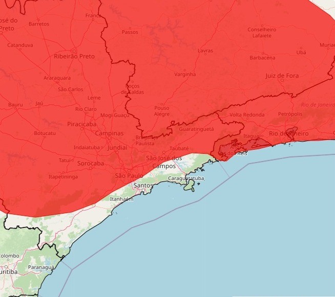 Inmet estende 'alerta vermelho' de onda de calor até a noite de domingo (12) no Vale e região