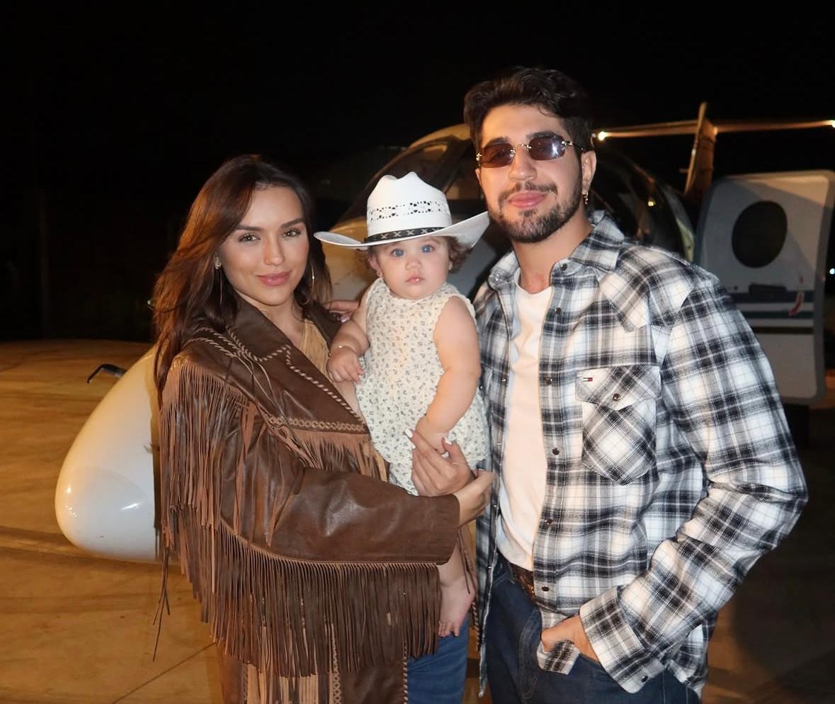 Rafa Kalimann se despede de Barretos, com Nattan e Zuza: 'a mini-diva queria ficar'