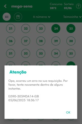 Site e app da Caixa têm instabilidade, e apostadores não conseguem jogar na Mega-Sena