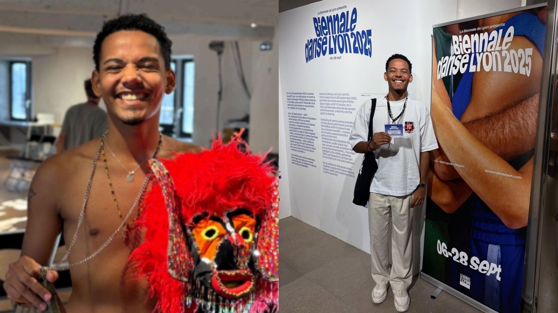 Estudante do MA é selecionado para festival de dança na França e apresenta performance sobre o Cazumbá