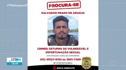 Suspeitos de estupro de crianças são procurados pela polícia no Tocantins