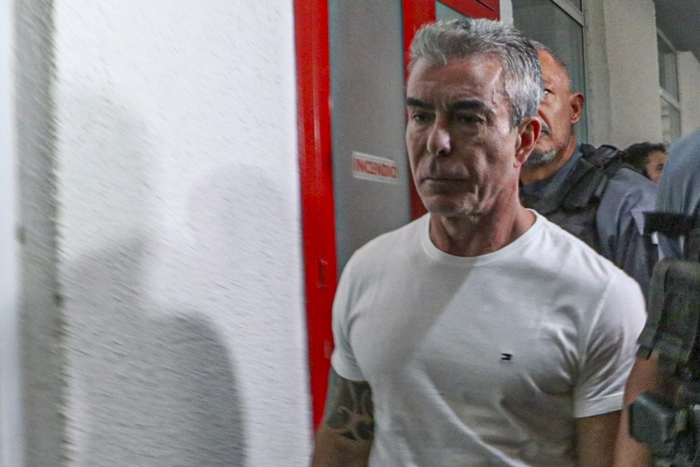 Rogério Andrade foi preso por mandar matar o rival, Fernando Iggnácio — Foto: JOSE LUCENA/THENEWS2/ESTADÃO CONTEÚDO