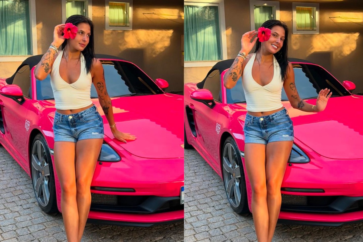 'Barbie boiadeira': Ana Castela ostenta Porsche rosa de R$1 milhão | G1