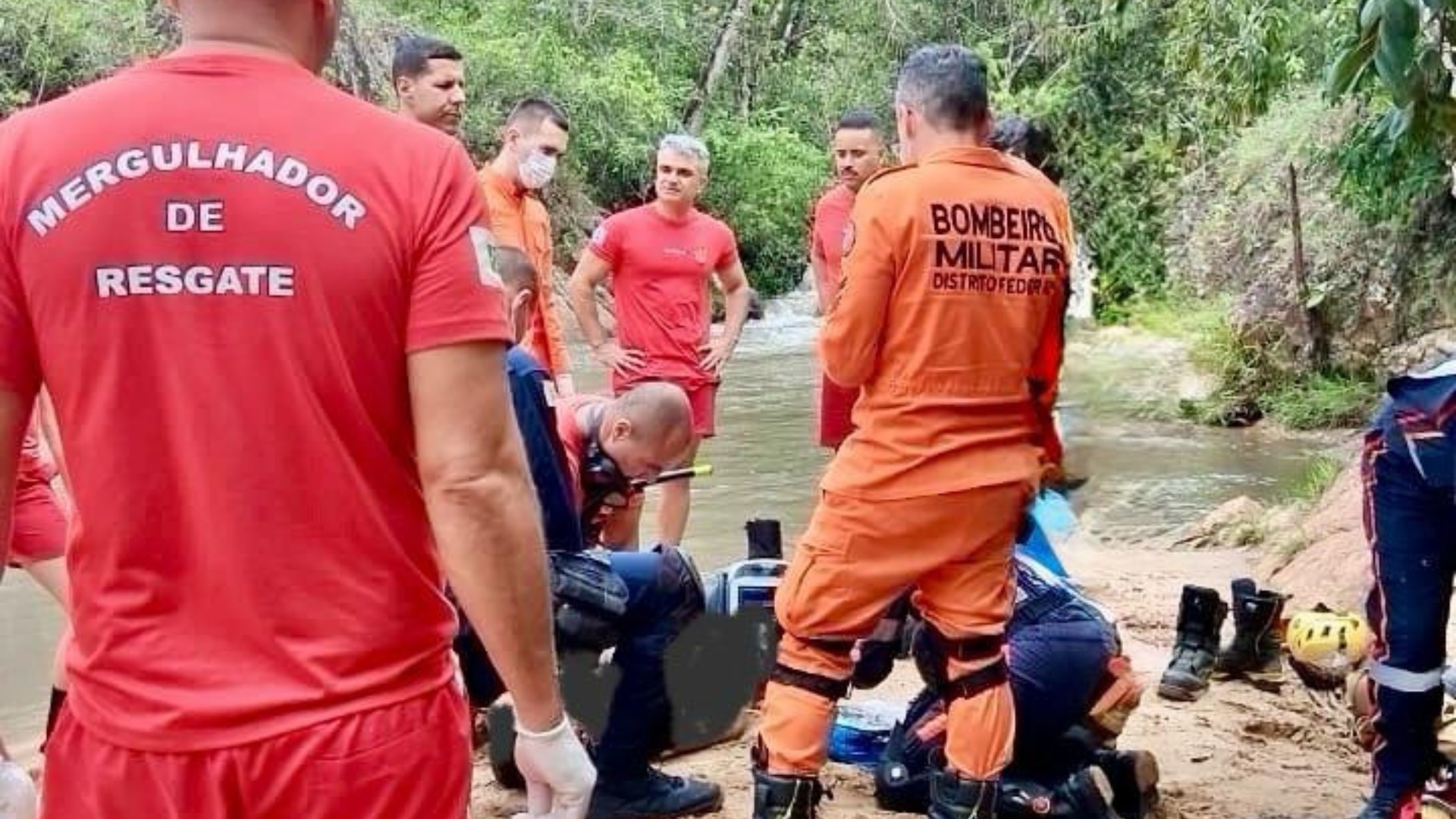 Homem desaparece em cachoeira e morre afogado no DF