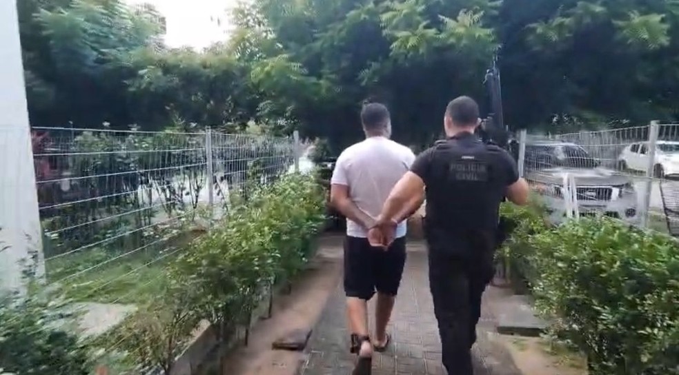 Homem é preso suspeito de aplicar golpes em idosos em Macaíba e Natal — Foto: Reprodução/PCRN