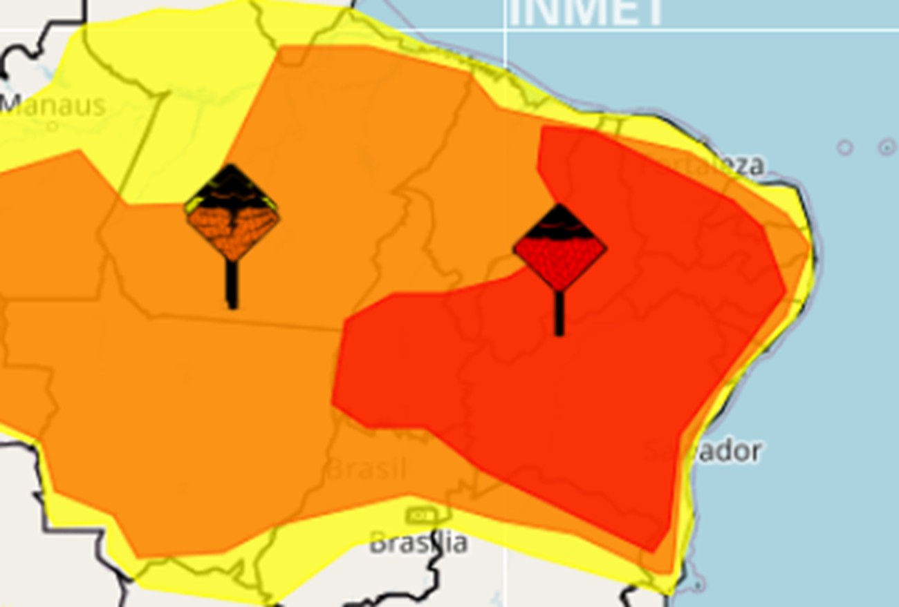 Tocantins está sob alerta vermelho de chuvas, que indica grande perigo