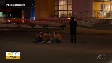 Simulação de roubo à banco de Palmas faz parte de treinamento das Forças de Segurança