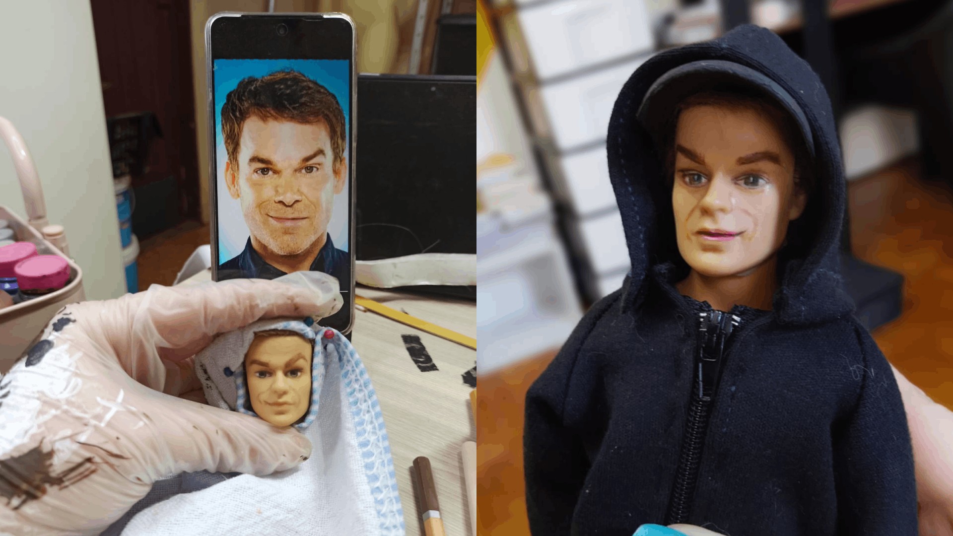 'Doll Artist': presente para a 'criança interior' faz moradora de Barra Bonita mudar de profissão e trabalhar com restauração de bonecas 