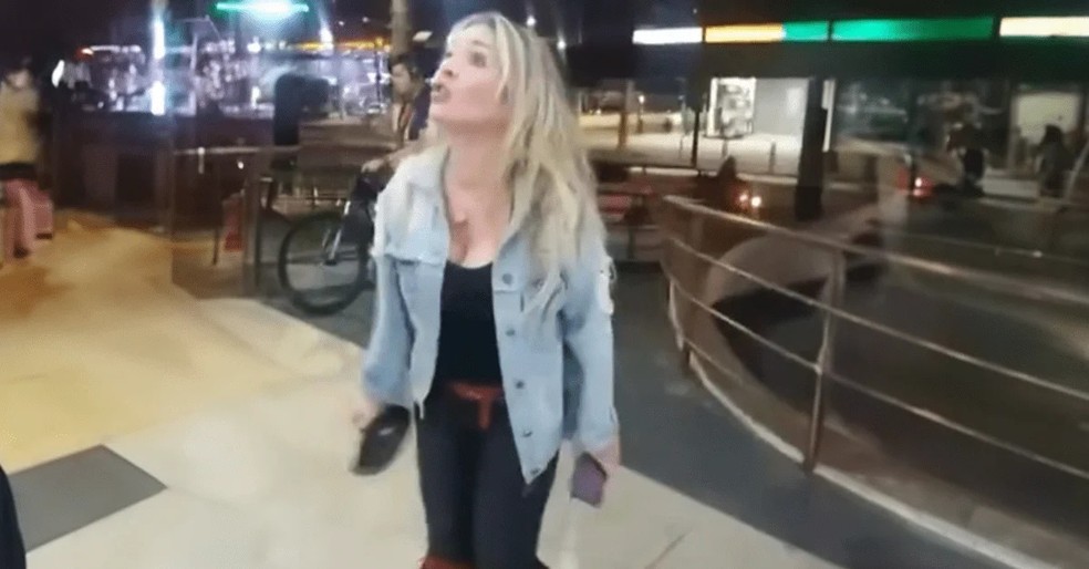 A advogada Fabiani Marques acusada de racismo no Burger King da Zona Sul de São Paulo. — Foto: Reprodução/Redes sociais