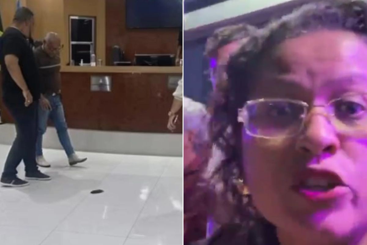 Mulher atira rato morto em sessão da Câmara em protesto à aprovação de projeto; VÍDEO