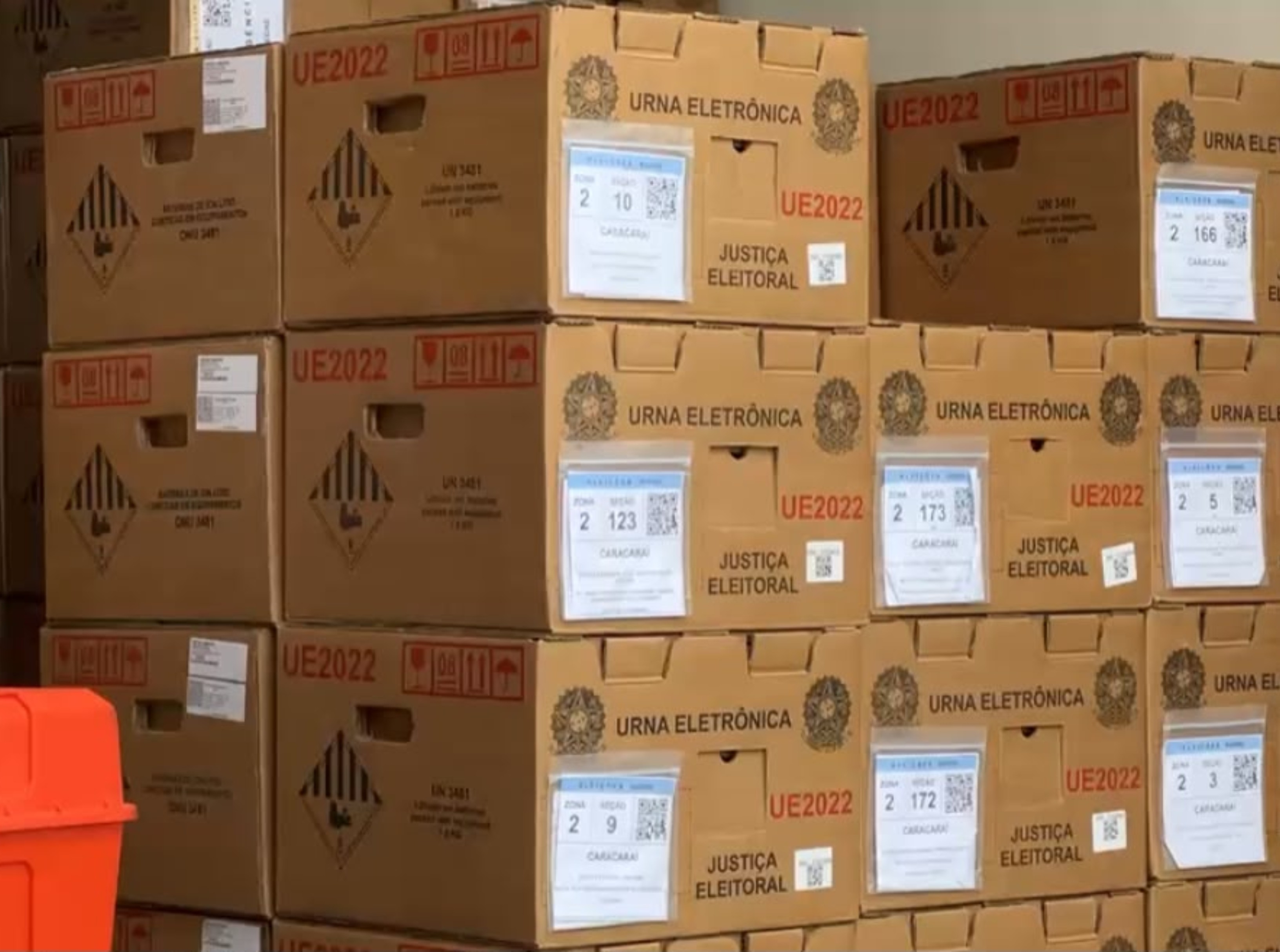 TRE inicia envio de urnas para eleição suplementar no interior de Roraima
