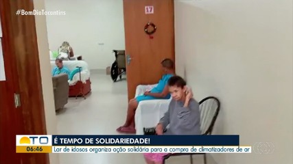 Lar de idosos realiza ação solidária para a compra de climatizadores de ar