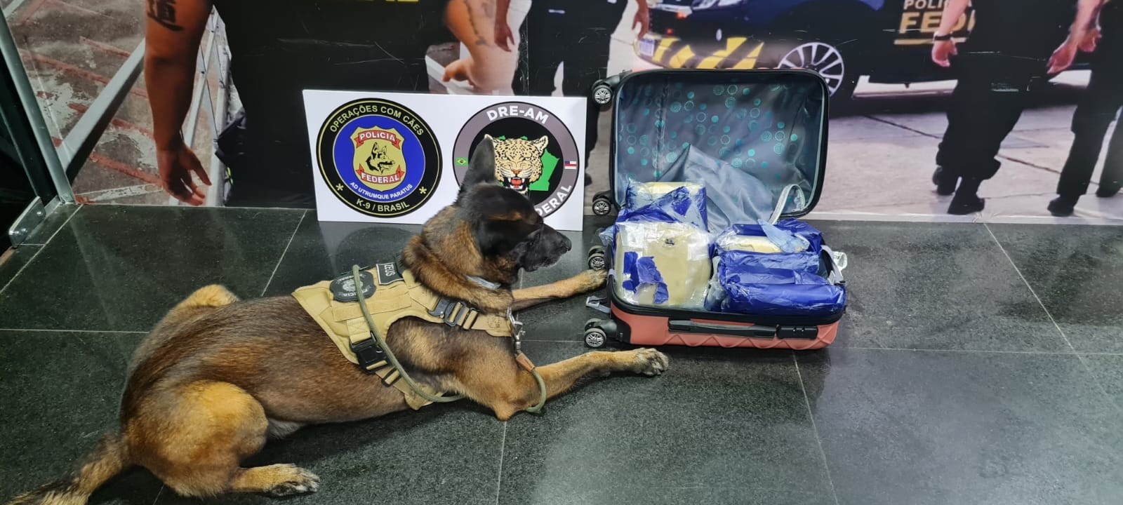 Mulher é presa com cerca de 9 kg de drogas em aeroporto de Manaus