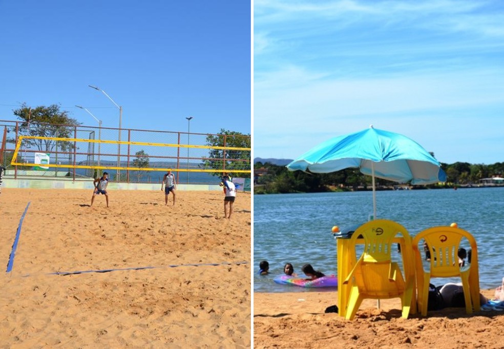 Praia Porto Real — Foto: Divulgação/Prefeitura de Porto Nacional