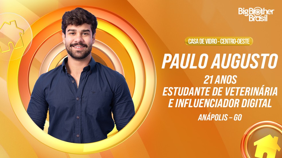 Paulo Augusto, candidato ao "BBB 26" — Foto: Divulgação