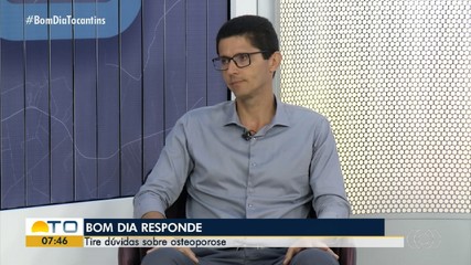 Médico tira dúvidas sobre osteoporose no Bom Dia Responde