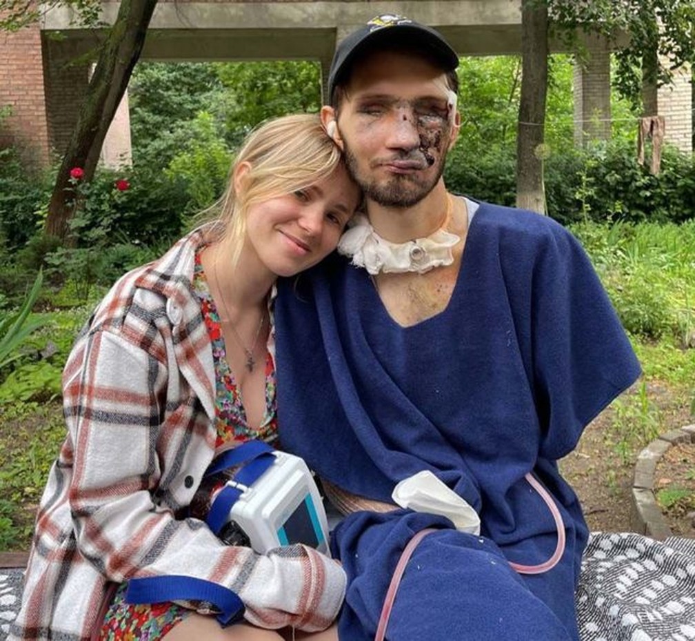Alina: “Acho que nos últimos três meses comecei a amá-lo ainda mais.” — Foto: BBC