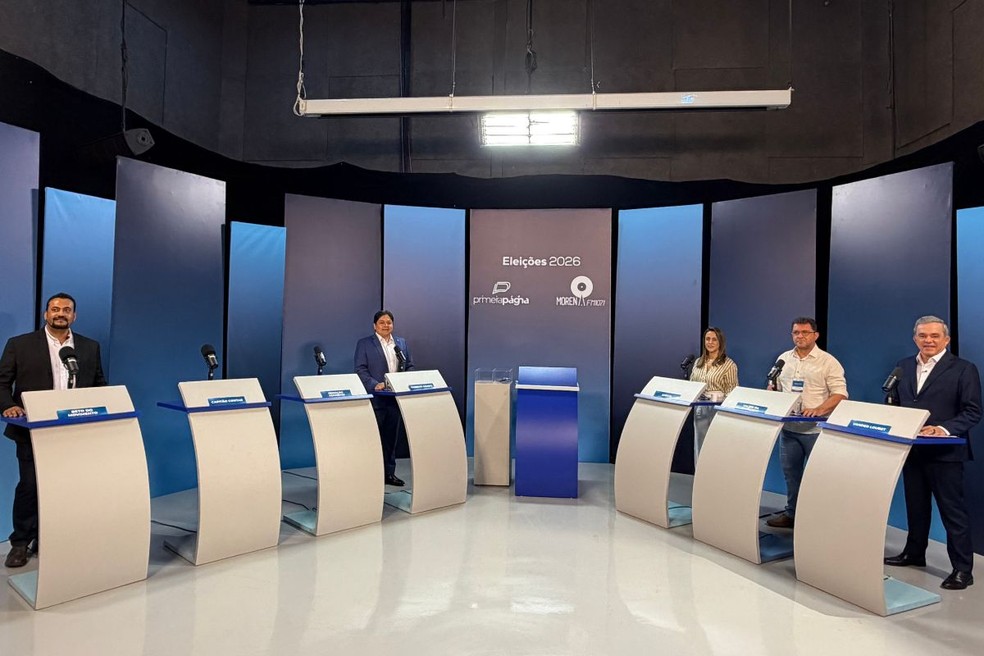Segundo debate promovido pela Rádio Morena FM e o Primeira Página aconteceu nesta sexta-feira (11). — Foto: Gabi Cenciarelli
