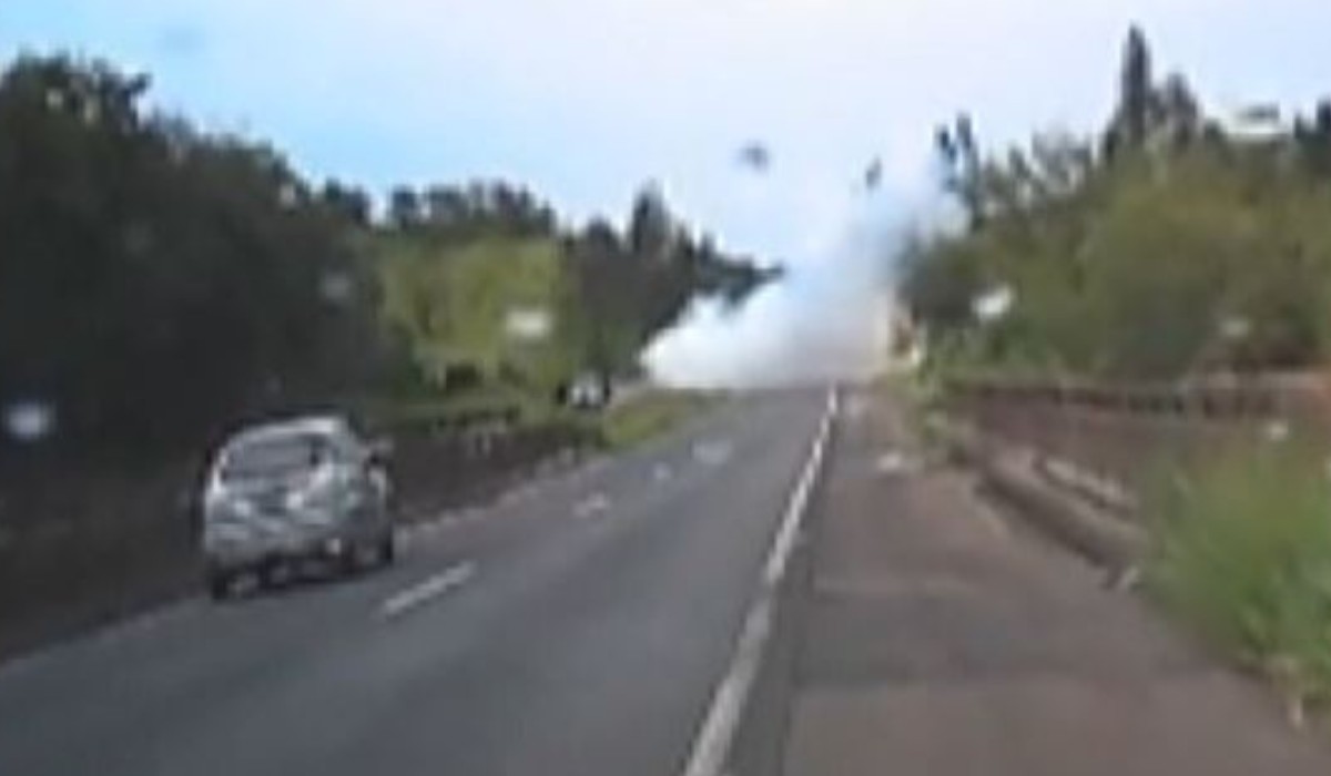 VÍDEO mostra momento em que criminosos explodem carro-forte em tentativa de roubo no interior de SP