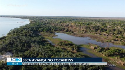 Seca avança e afeta os níveis de rios no Tocantins; saiba mais