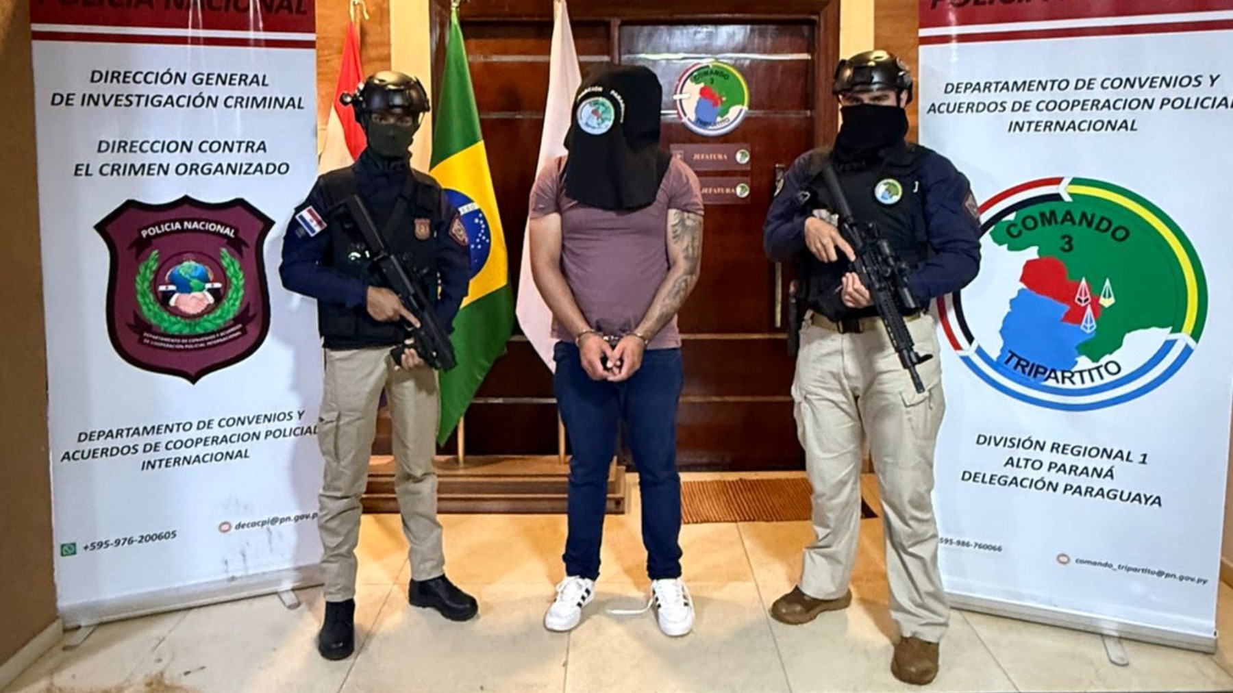 Foragido condenado pelos ataques do 8 de janeiro é expulso do Paraguai e entregue à PF em Foz do Iguaçu