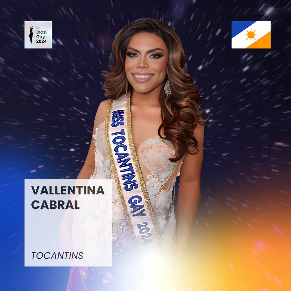 Vallentina Cabral, do Tocantins — Foto: Miss Brasil Gay/Divulgação