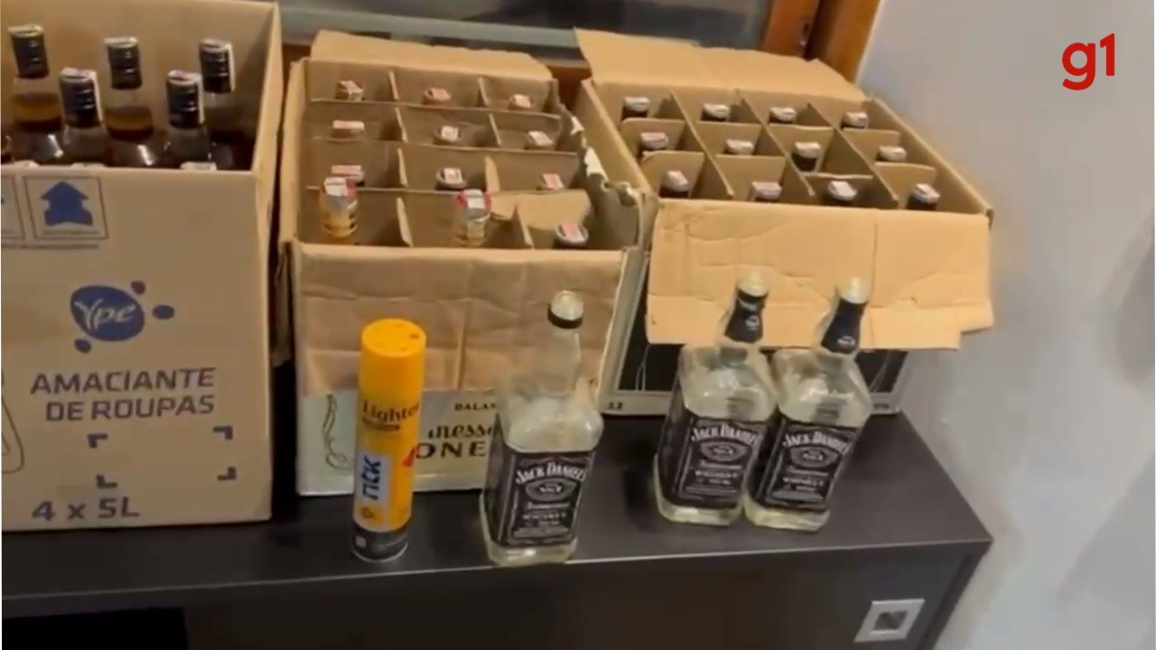 Homem é preso por falsificar whisky e vender em garrafas de marcas renomadas; vídeo