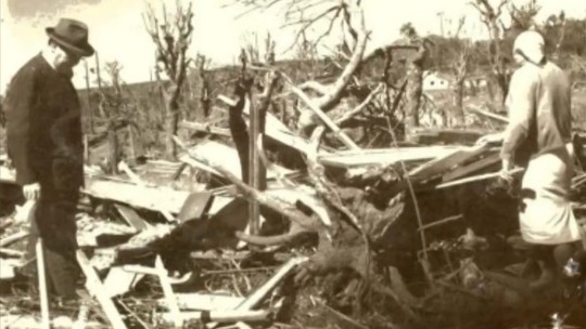 Tornado mais letal no Brasil afetou cidades do Paraná e Santa Catarina em 1959 e deixou cerca de 90 mortos