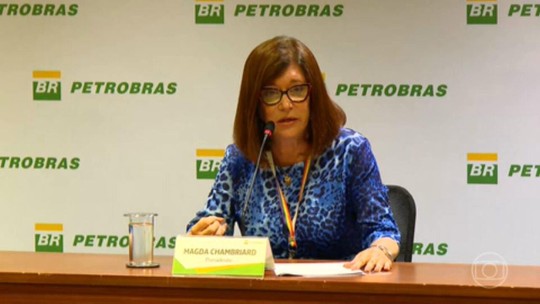 Nova presidente diz que Petrobras tem que ser rentável e equilibrar interesses de todos os acionistas - Programa: Jornal Nacional 