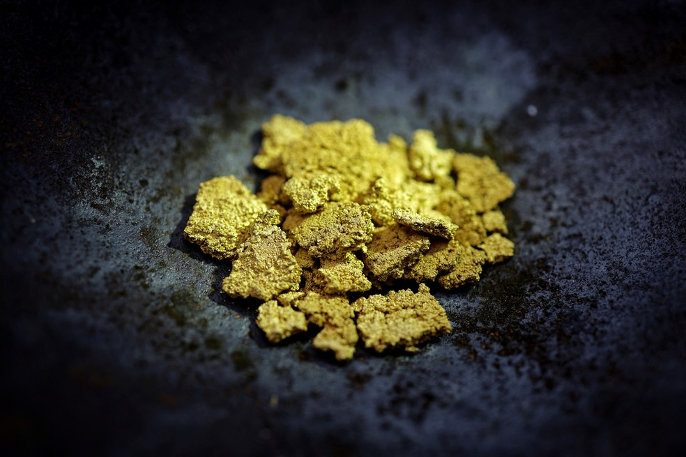 Ouro atingiu a marca US$ 2.265,73, segundo a Bloomberg News — Foto: Ueslei Marcelino/REUTERS