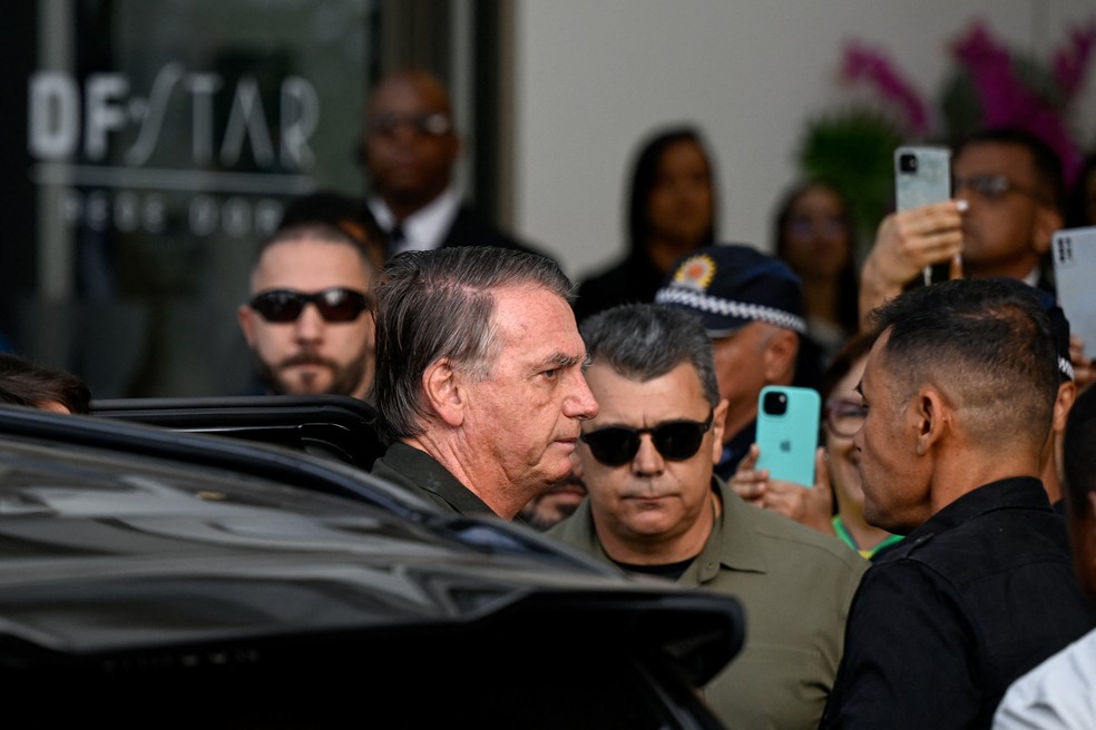 O ex-presidente Jair Bolsonaro  Foto: REUTERS/Mateus Bonomi