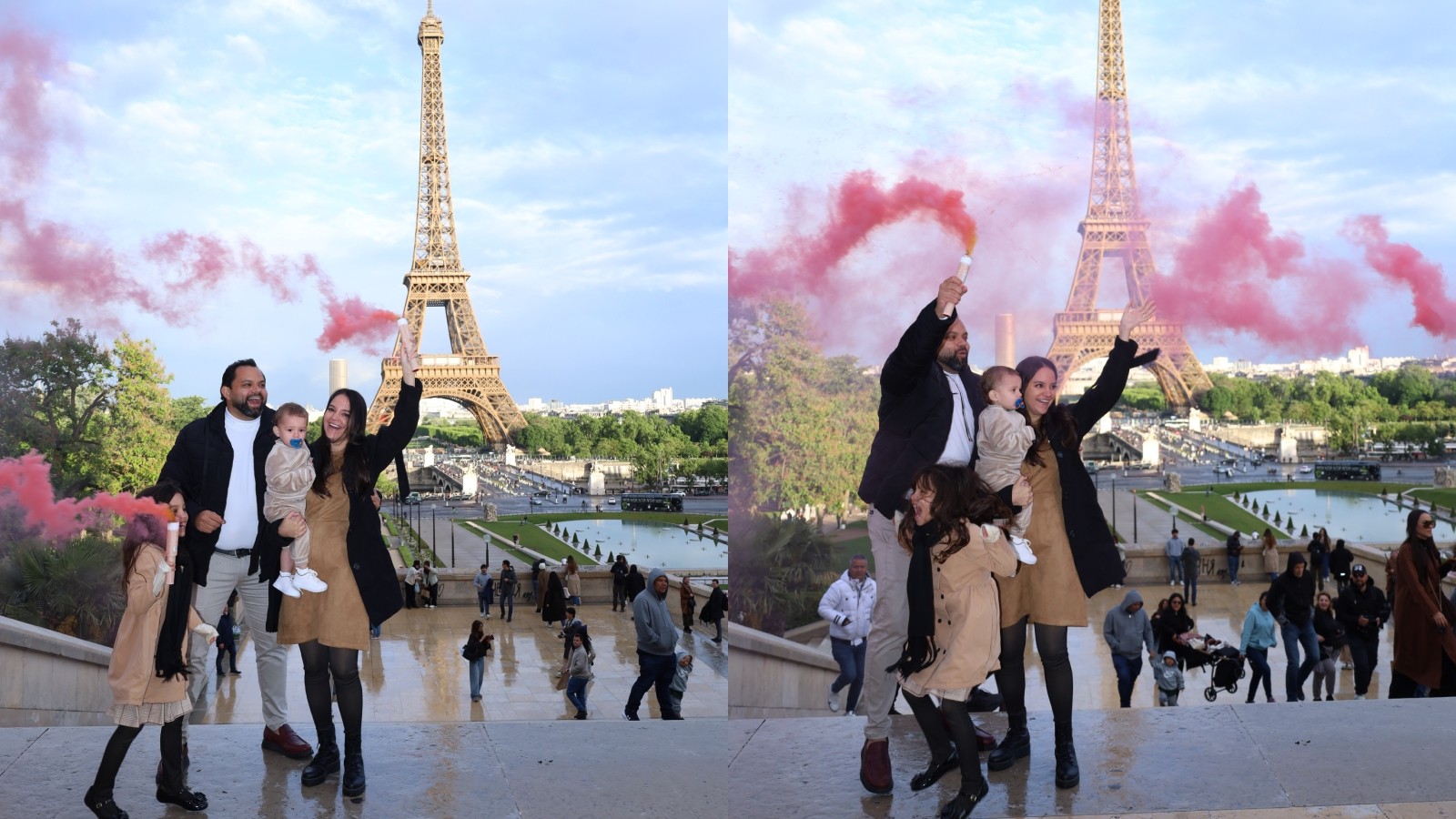 Chá revelação em Paris: casal brasileiro é abordado pela polícia francesa​‌​