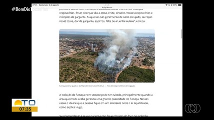 g1 Tocantins: médicos alertam sobre as doenças respiratórias no período de estiagem