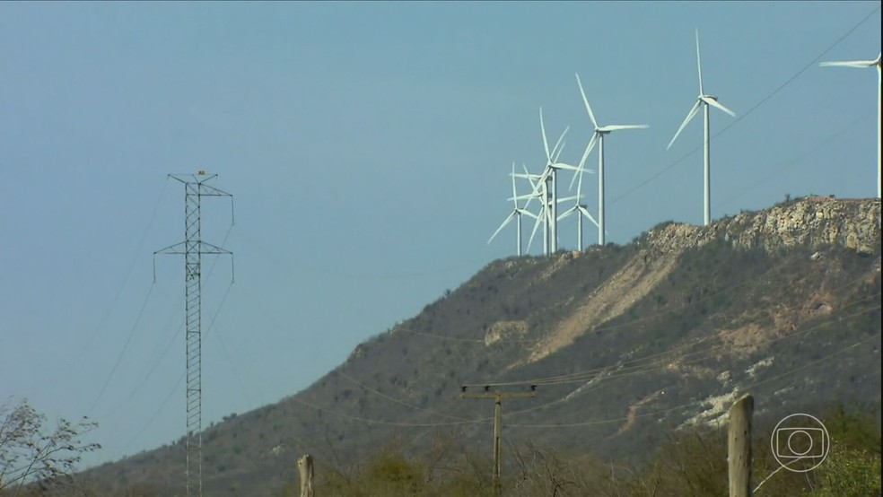 A alta dos reservatórios significa uma oferta maior de energia para o Sistema Interligado Nacional. — Foto: Reprodução/Jornal Nacional